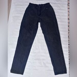 North Crest Vintage 90s High Rise classic fit Mom Jean Black 6